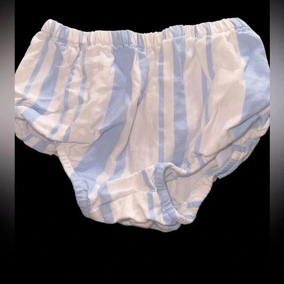 EUC Little Me 18m Blue And White Stripped dress with Diaper Cover. - Picture 4 of 7